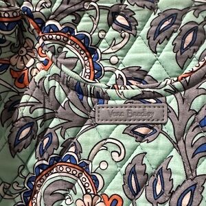 Vera Bradley Mint Green Quilted Floral Bag